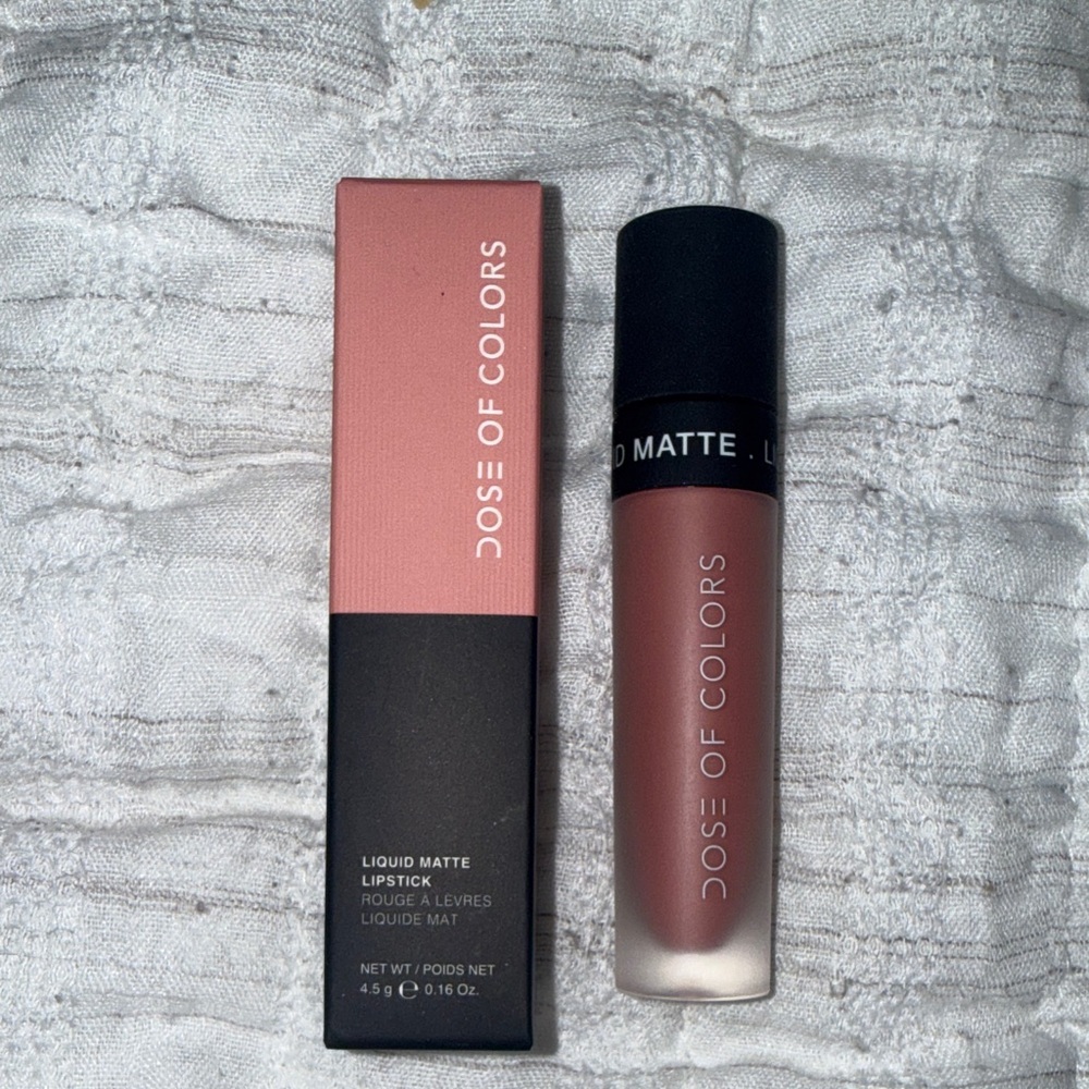 Dose of Colors Liquid Matte Lipstick — Bare with me